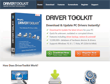 Tablet Screenshot of drivertoolkit.com